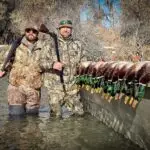 Duck hunting on Bighorn